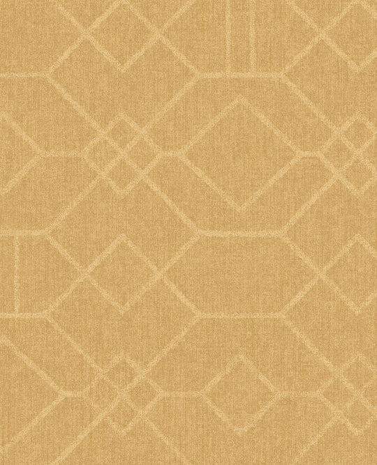 EIJFFINGER Embrace 324015 - Afbeelding 1 - Geel, Scandinavisch, Ruiten, Geometrisch