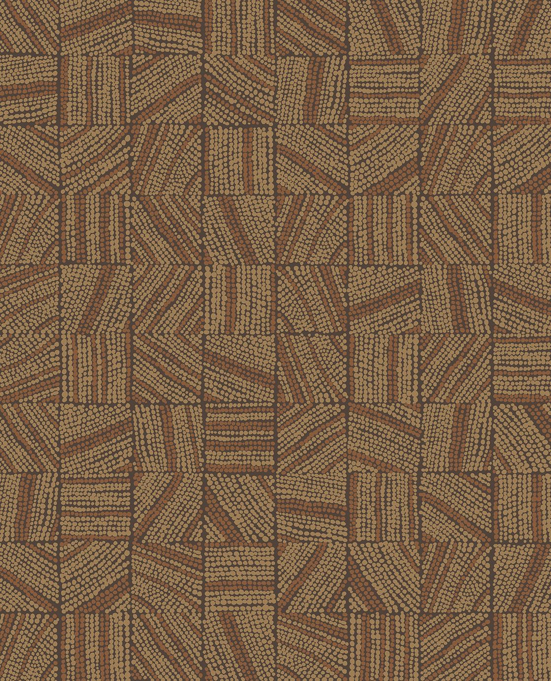 EIJFFINGER Embrace 324031 - Afbeelding 1 - Naturel, Oranje, Etnisch, Structuren