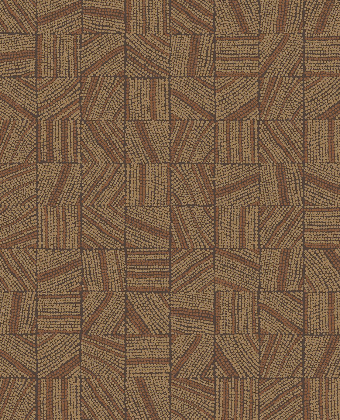 EIJFFINGER Embrace 324031 - Afbeelding 1 - Naturel, Oranje, Etnisch, Structuren