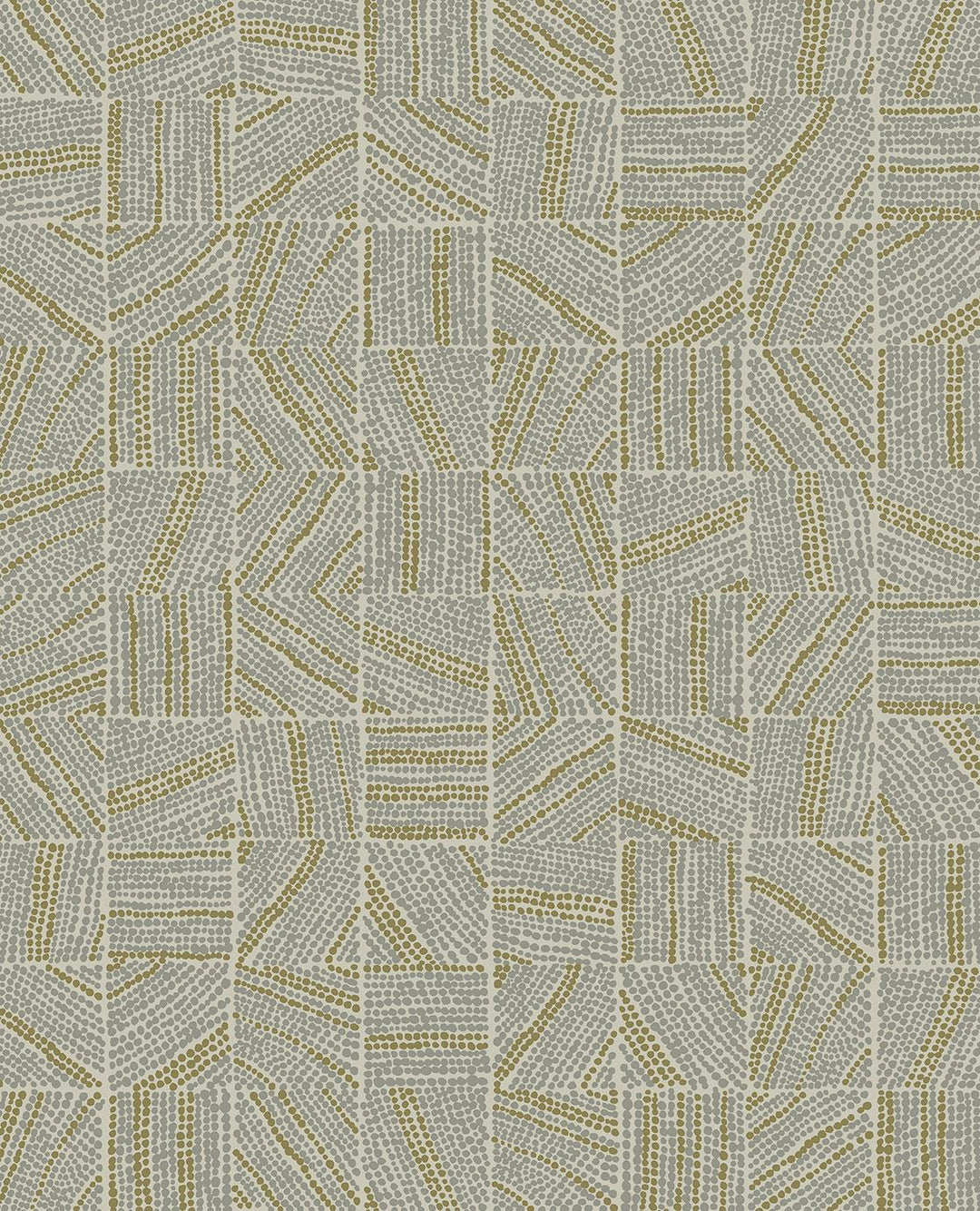 EIJFFINGER Embrace 324034 - Afbeelding 1 - Groen, Zwart / Grijs, Etnisch, Structuren