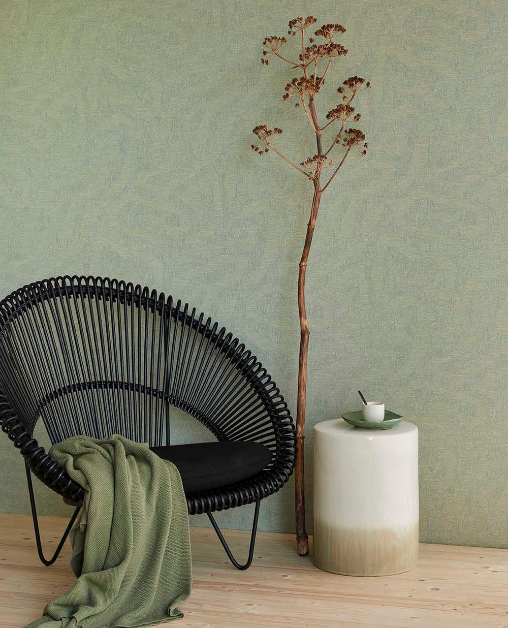 EIJFFINGER Embrace 324006 - Afbeelding 2 - Groen, Basic, Geometrisch