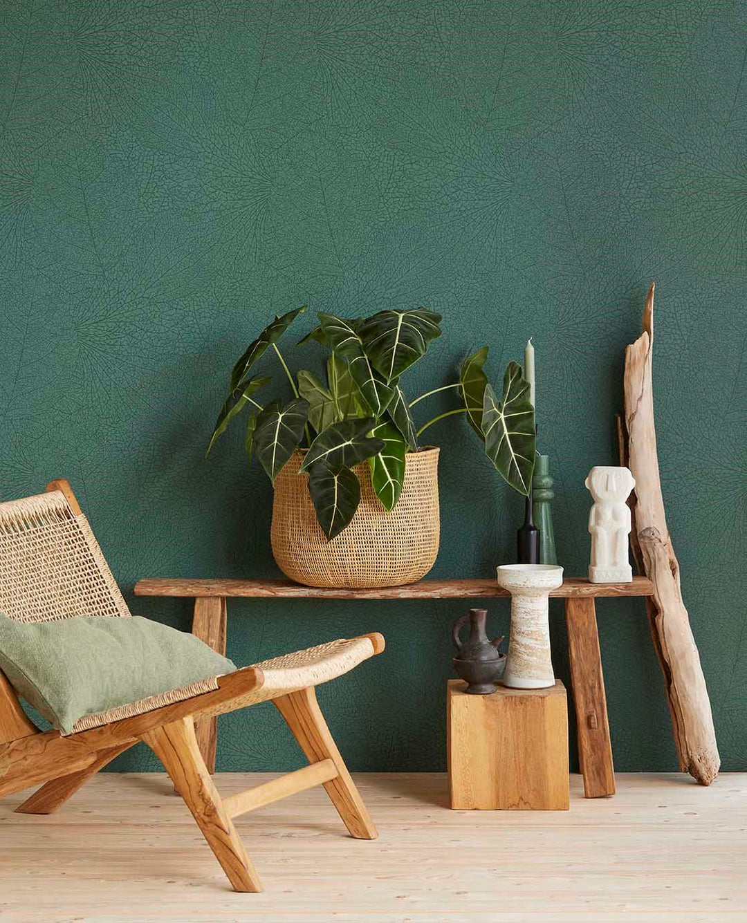 EIJFFINGER Embrace 324044 - Afbeelding 2 - Groen, Landelijk, Bladeren