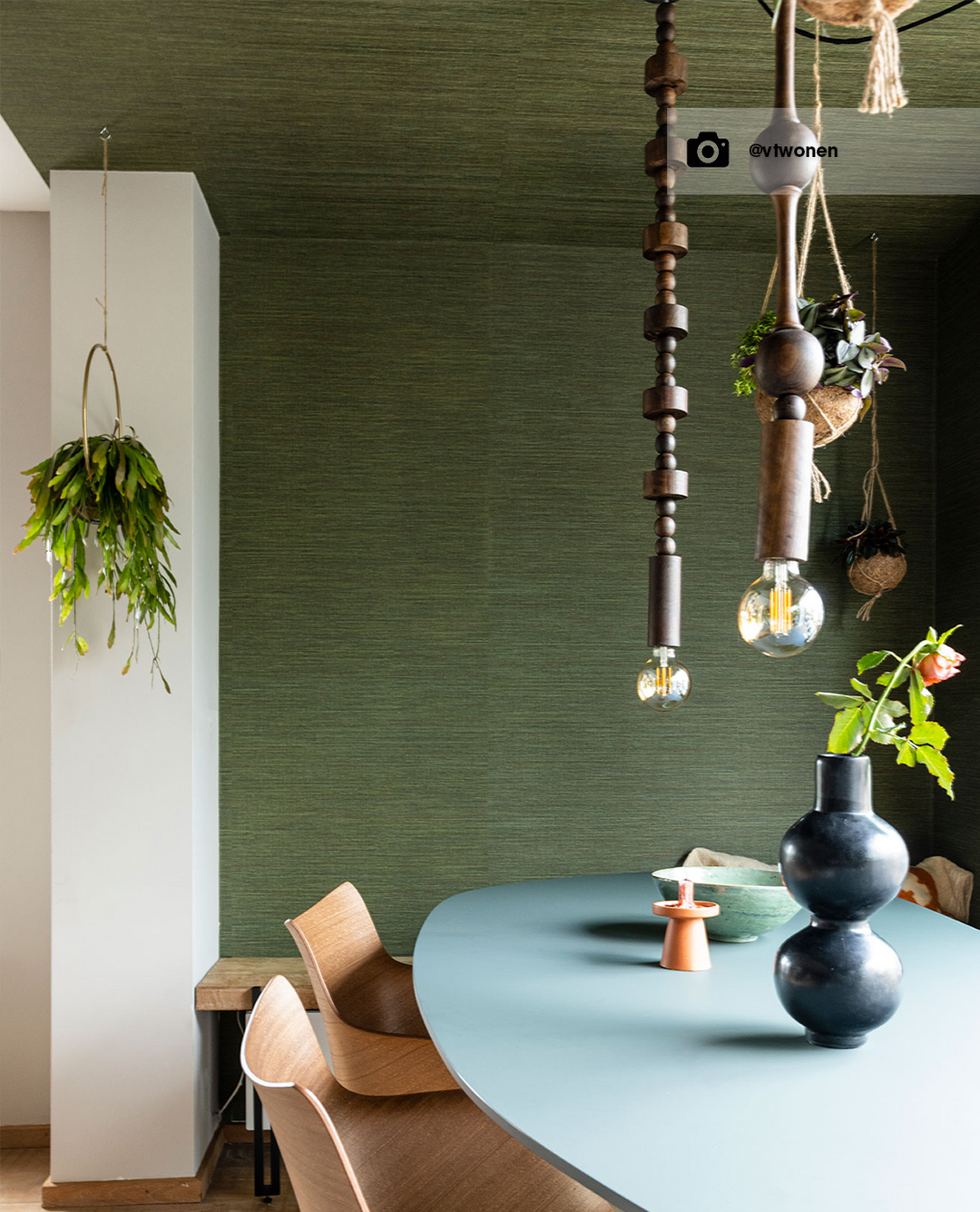 EIJFFINGER Canvas 313509 - Afbeelding 3 - Groen, Retro, Vintage, Basic, Stoer, Industrieel, Natuurlijk, Structuren