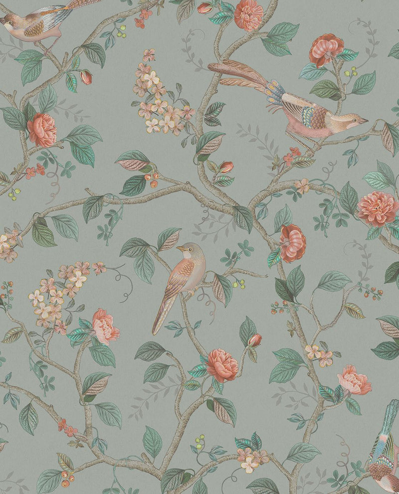 EIJFFINGER Pip Studio 6 333121 - Afbeelding 1 - Groen, Romantisch, Pip Studio, Dieren, Bloemen