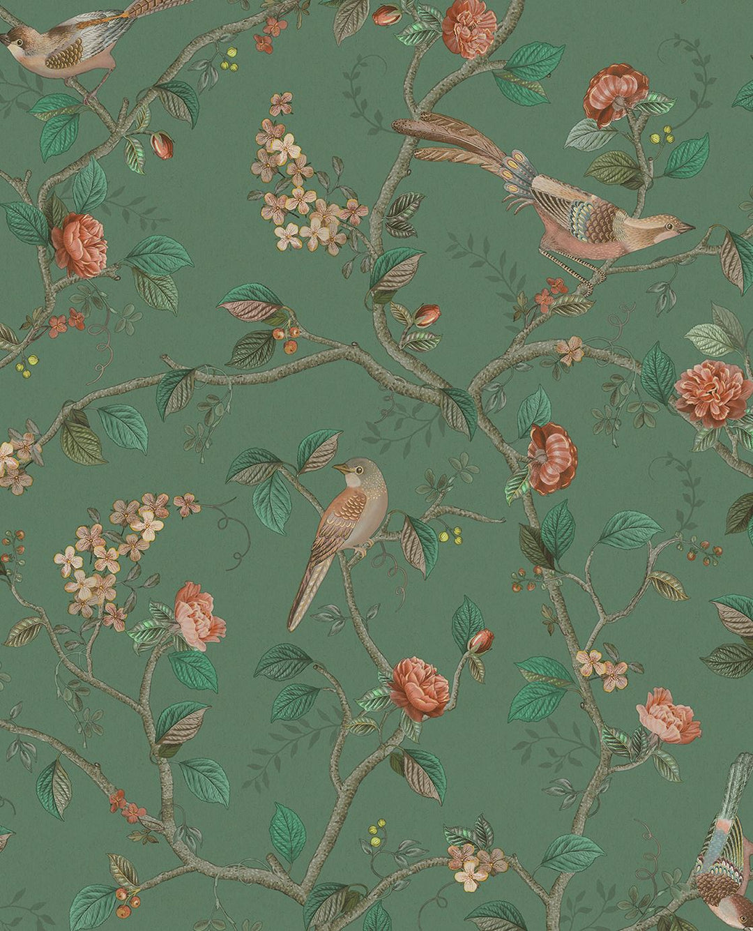 EIJFFINGER Pip Studio 6 333123 - Afbeelding 1 - Groen, Romantisch, Pip Studio, Dieren, Bloemen