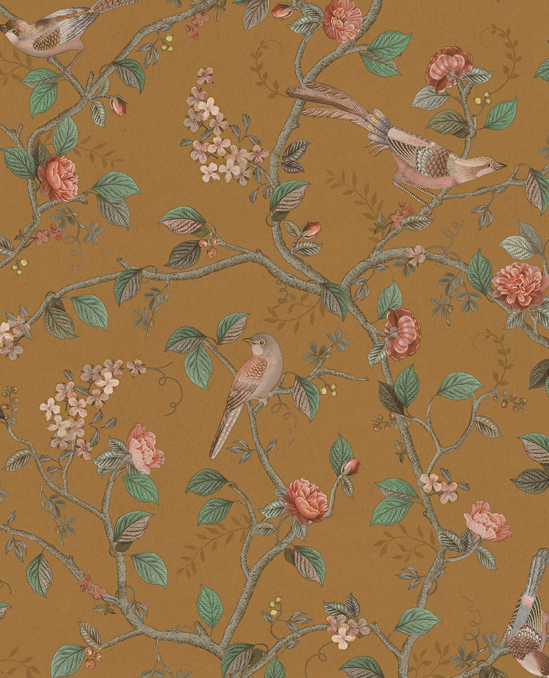 EIJFFINGER Pip Studio 6 333125 - Afbeelding 1 - Geel, Romantisch, Pip Studio, Dieren, Bloemen