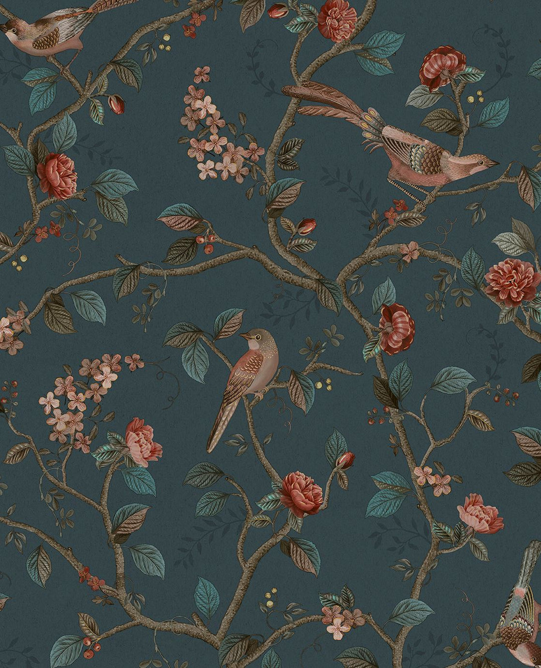 EIJFFINGER Pip Studio 6 333126 - Afbeelding 1 - Blauw, Romantisch, Pip Studio, Dieren, Bloemen