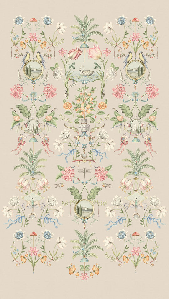 EIJFFINGER Pip Studio 6 333163 - Afbeelding 1 - Naturel, Romantisch, Pip Studio, Vogels, Bloemen