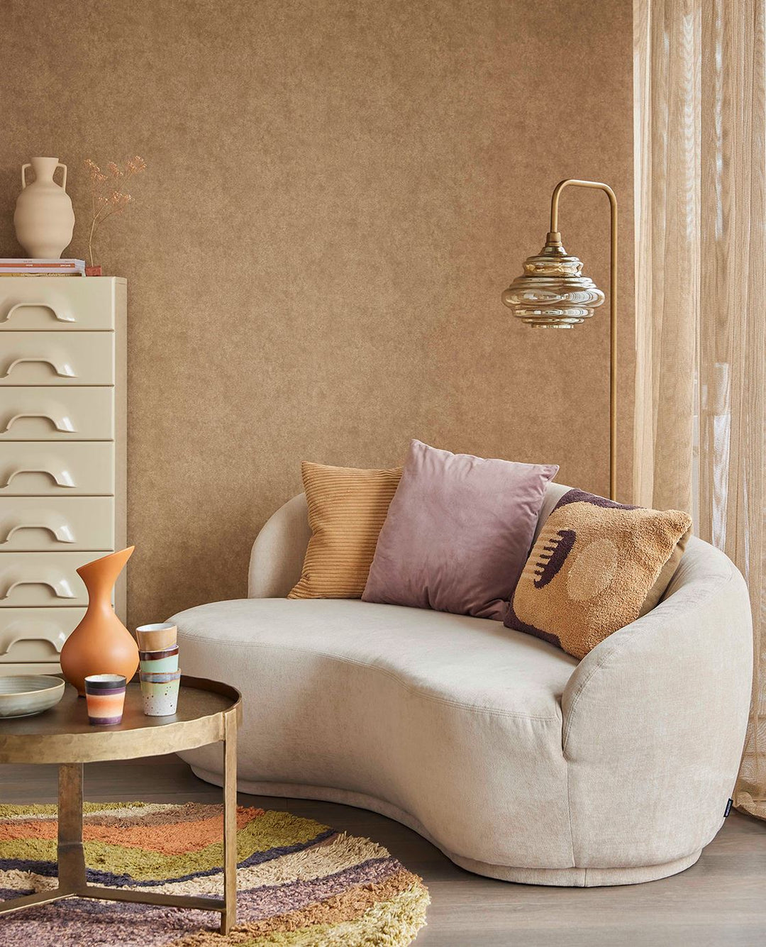 EIJFFINGER Unify 333203 - Afbeelding 2 - Naturel, Landelijk, Basic, Chic, Glamour, Natuurlijk, Effen, Uni, Structuren