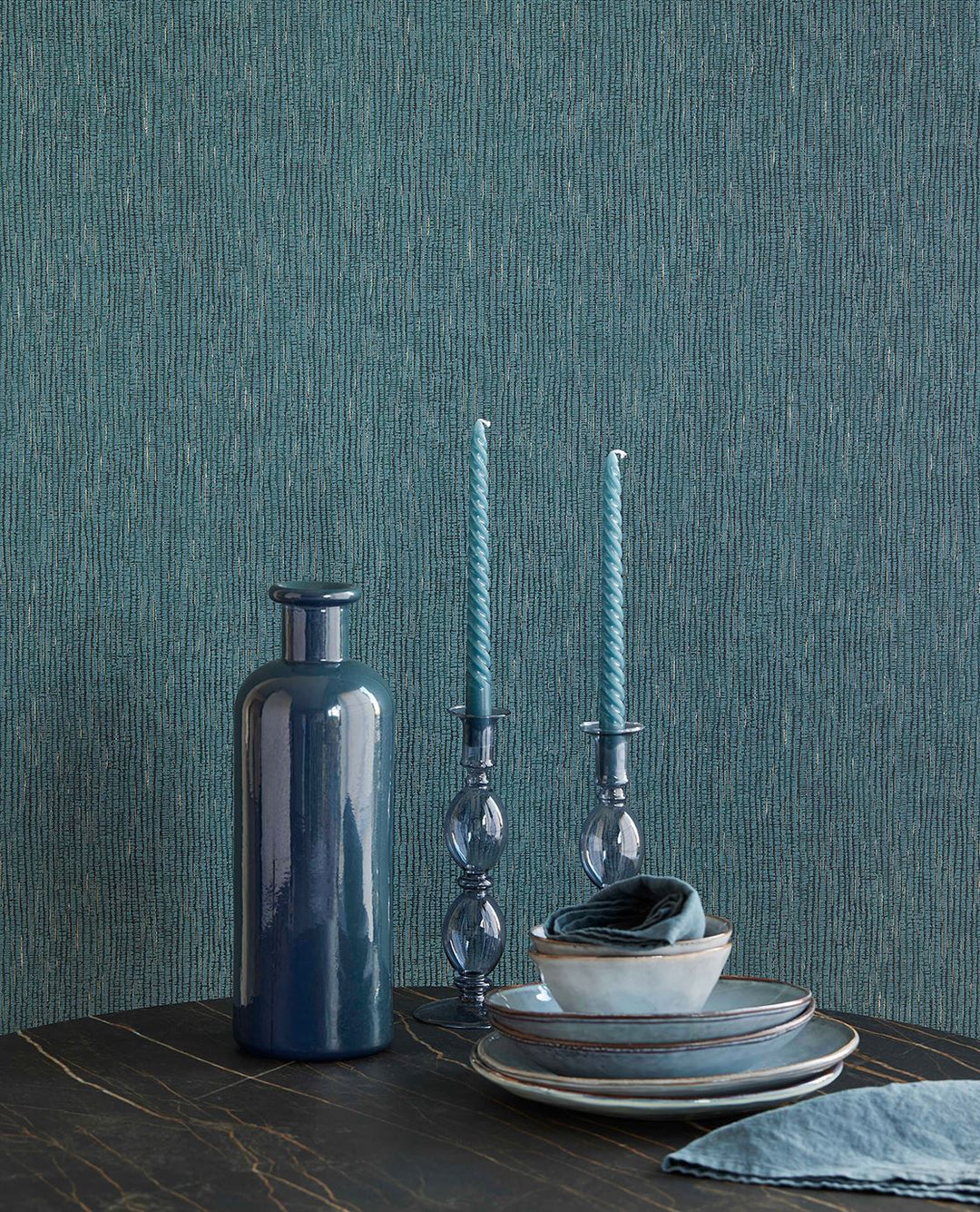 EIJFFINGER Unify 333211 - Afbeelding 2 - Blauw, Groen, Etnisch, Basic, Stoer, Industrieel, Natuurlijk, Structuren