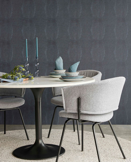 EIJFFINGER Unify 333234 - Afbeelding 2 - Blauw, Etnisch, Stoer, Industrieel, Chic, Glamour, Dieren, Structuren