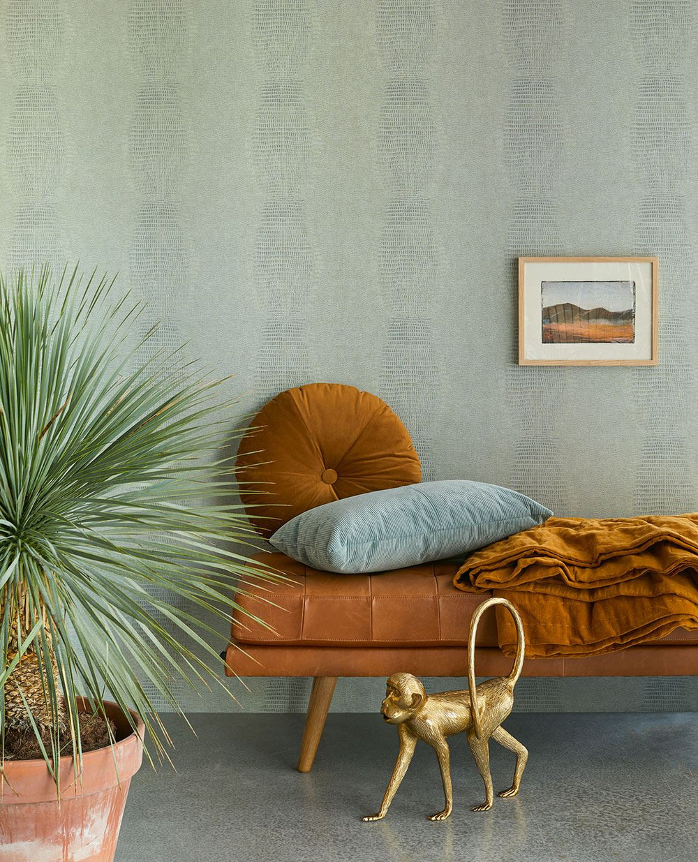 EIJFFINGER Unify 333239 - Afbeelding 2 - Groen, Etnisch, Stoer, Industrieel, Chic, Glamour, Dieren, Effen, Uni, Structuren