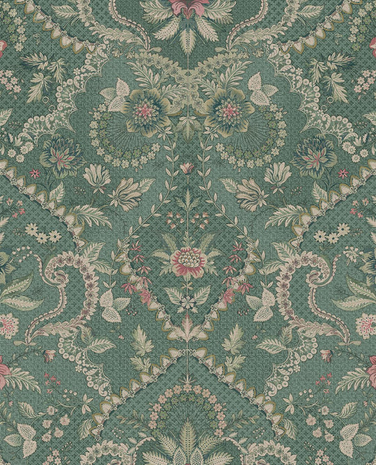 EIJFFINGER Pip Studio 6 333152 - Afbeelding 1 - Groen, Romantisch, Pip Studio, Bloemen, Bladeren