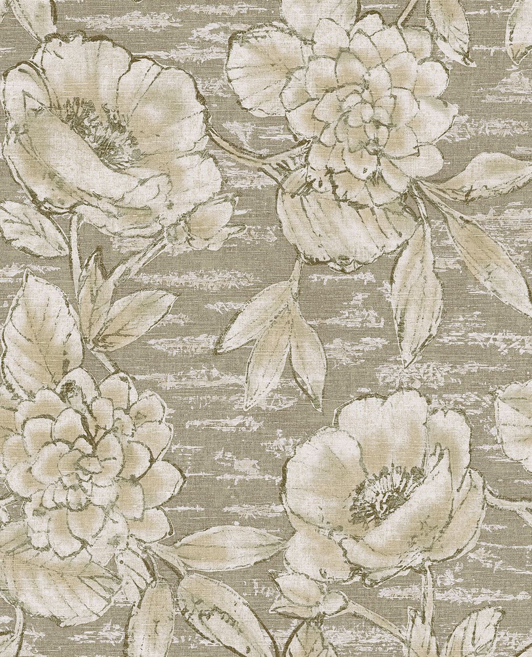 EIJFFINGER Emerald 333412 - Afbeelding 1 - Naturel, Groen, Romantisch, Bloemen