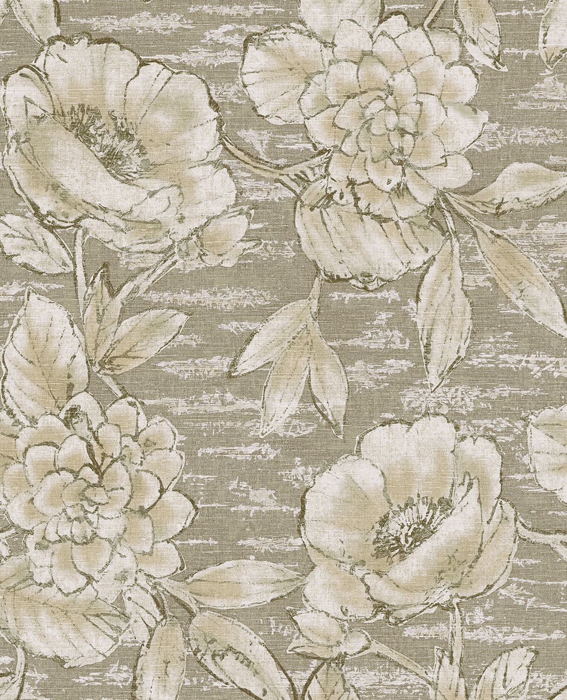 EIJFFINGER Emerald 333412 - Afbeelding 1 - Naturel, Groen, Romantisch, Bloemen