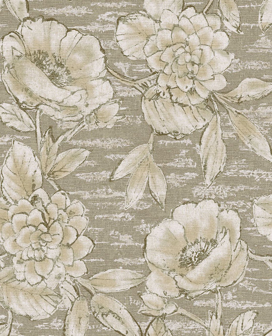 EIJFFINGER Emerald 333412 - Afbeelding 1 - Naturel, Groen, Romantisch, Bloemen
