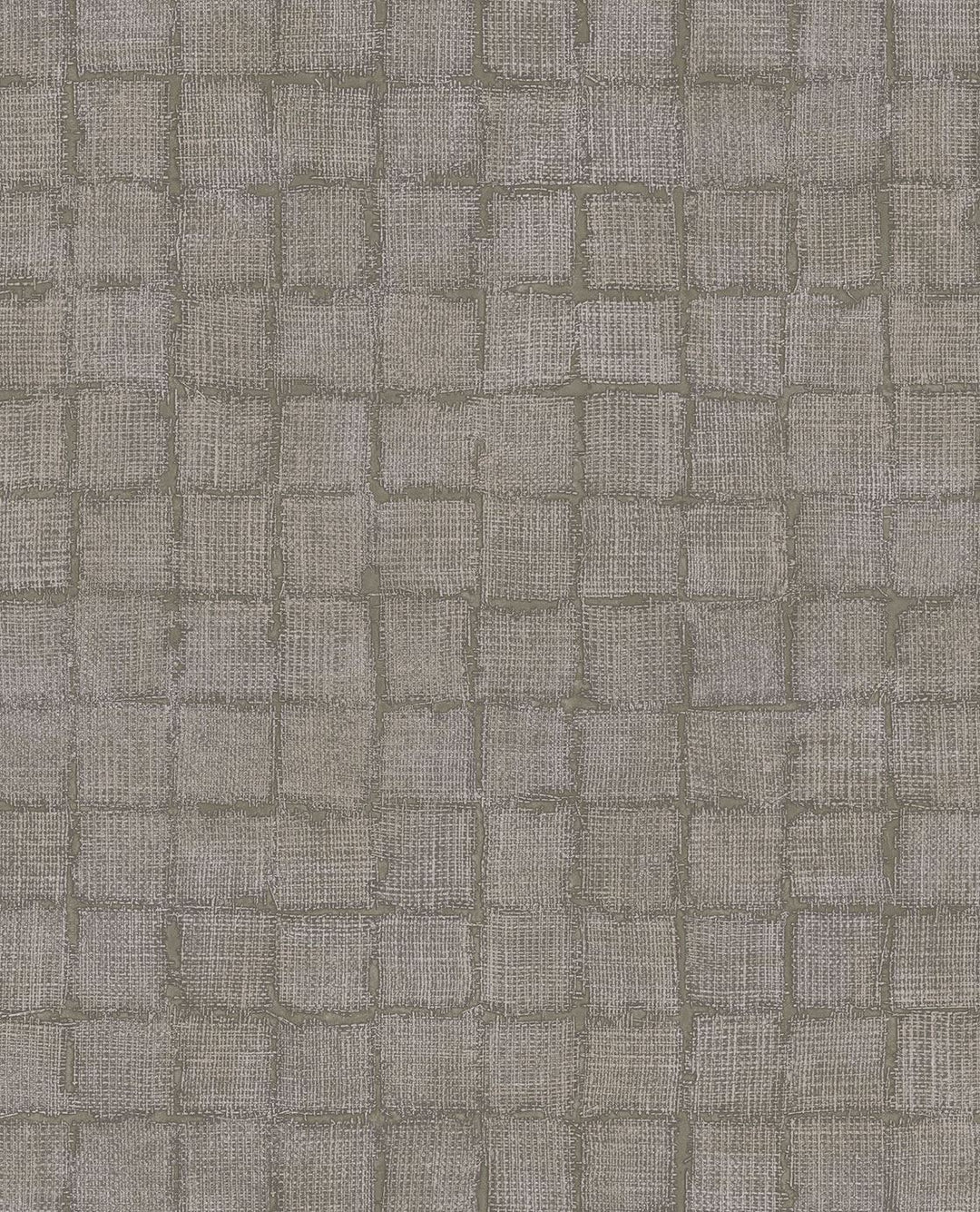EIJFFINGER Emerald 333452 - Afbeelding 1 - Naturel, Retro, Vintage, Etnisch, Basic, Effen, Uni, Structuren, Ruiten