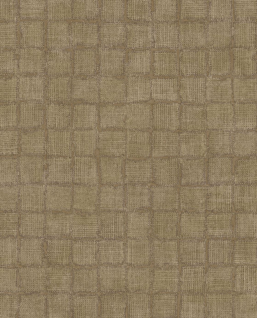 EIJFFINGER Emerald 333453 - Afbeelding 1 - Goud, Retro, Vintage, Etnisch, Basic, Natuurlijk, Structuren, Ruiten