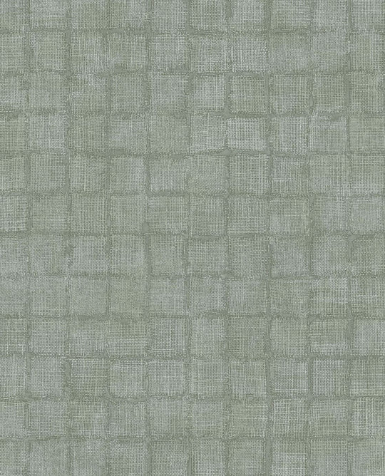 EIJFFINGER Emerald 333454 - Afbeelding 1 - Groen, Scandinavisch, Basic, Structuren, Ruiten