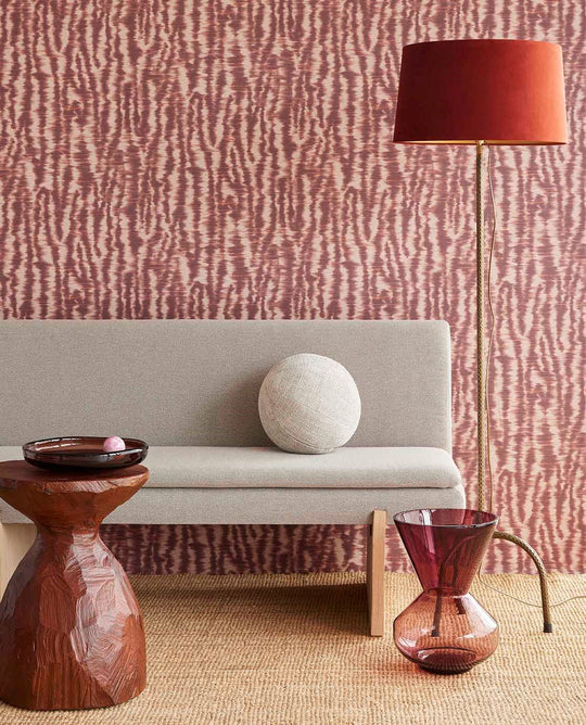 EIJFFINGER Emerald 333444 - Afbeelding 2 - Rood, Etnisch, Strepen, Structuren