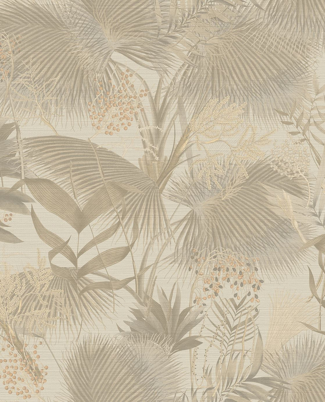 EIJFFINGER Cozumel 50501 - Afbeelding 1 - Naturel, Landelijk, Romantisch, Natuurlijk, Bladeren