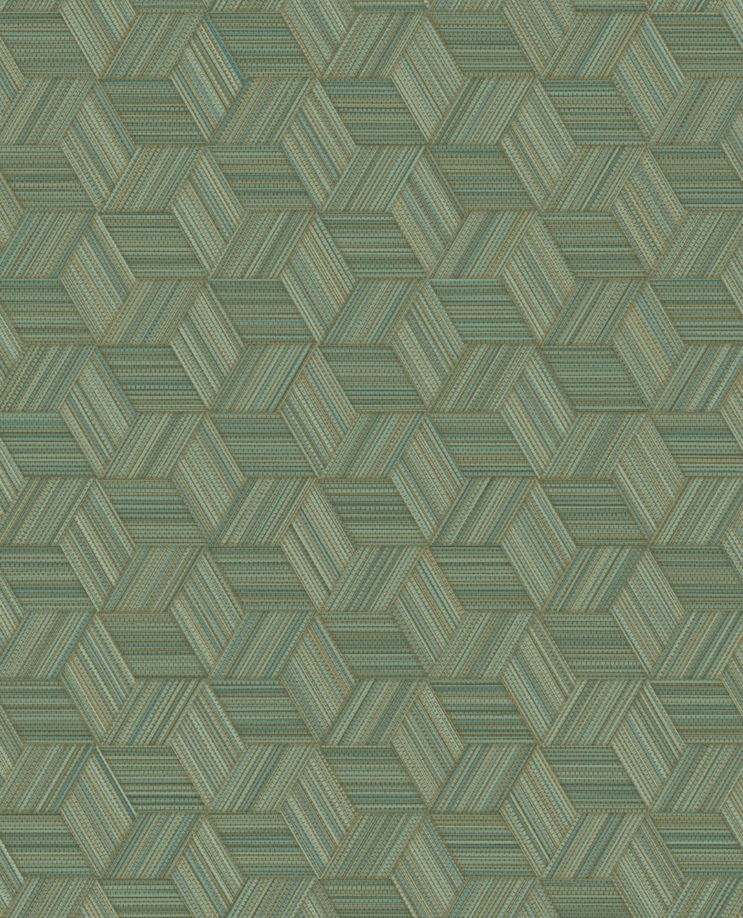EIJFFINGER Cozumel 50514 - Afbeelding 1 - Groen, Stoer, Industrieel, Geometrisch