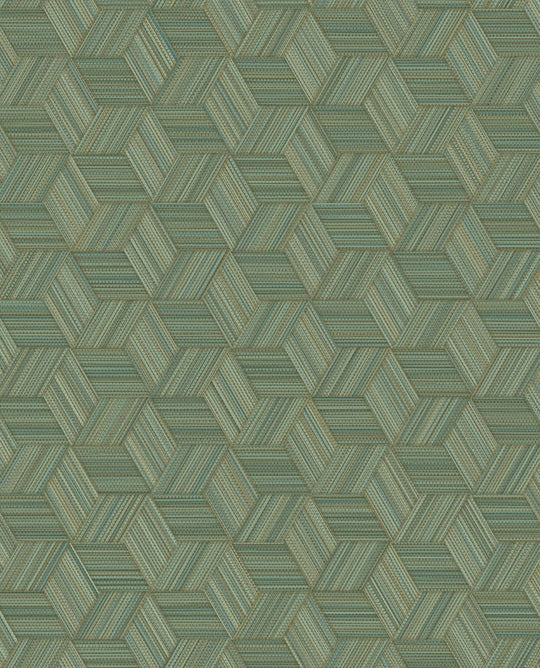 EIJFFINGER Cozumel 50514 - Afbeelding 1 - Groen, Stoer, Industrieel, Geometrisch