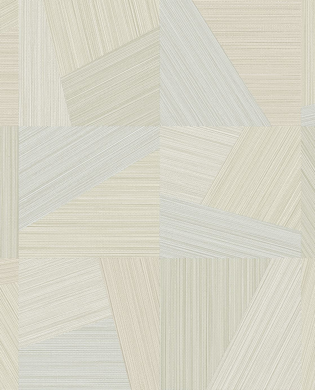 EIJFFINGER Cozumel 50520 - Afbeelding 1 - Wit, Zwart / Grijs, Retro, Vintage, Basic, Geometrisch