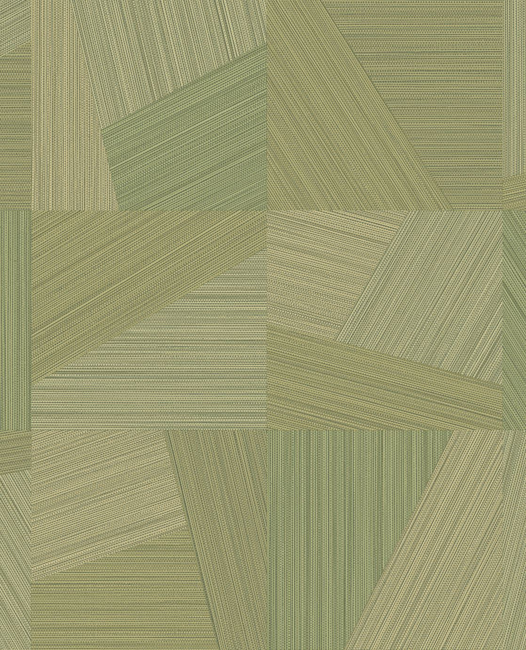 EIJFFINGER Cozumel 50524 - Afbeelding 1 - Groen, Retro, Vintage, Structuren, Geometrisch