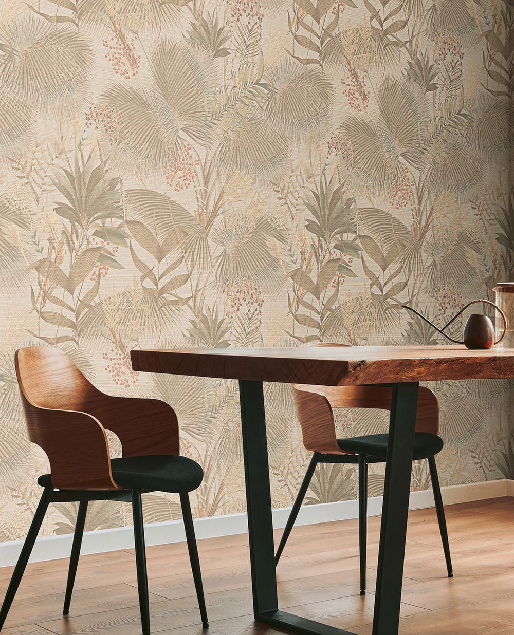 EIJFFINGER Cozumel 50501 - Afbeelding 2 - Naturel, Landelijk, Romantisch, Natuurlijk, Bladeren