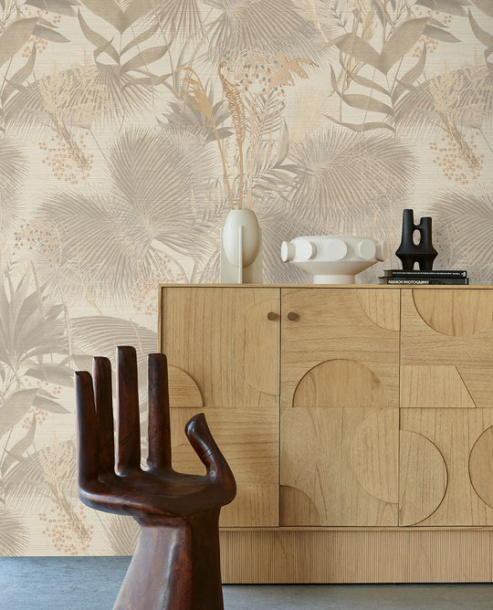 EIJFFINGER Cozumel 50501 - Afbeelding 3 - Naturel, Landelijk, Romantisch, Natuurlijk, Bladeren