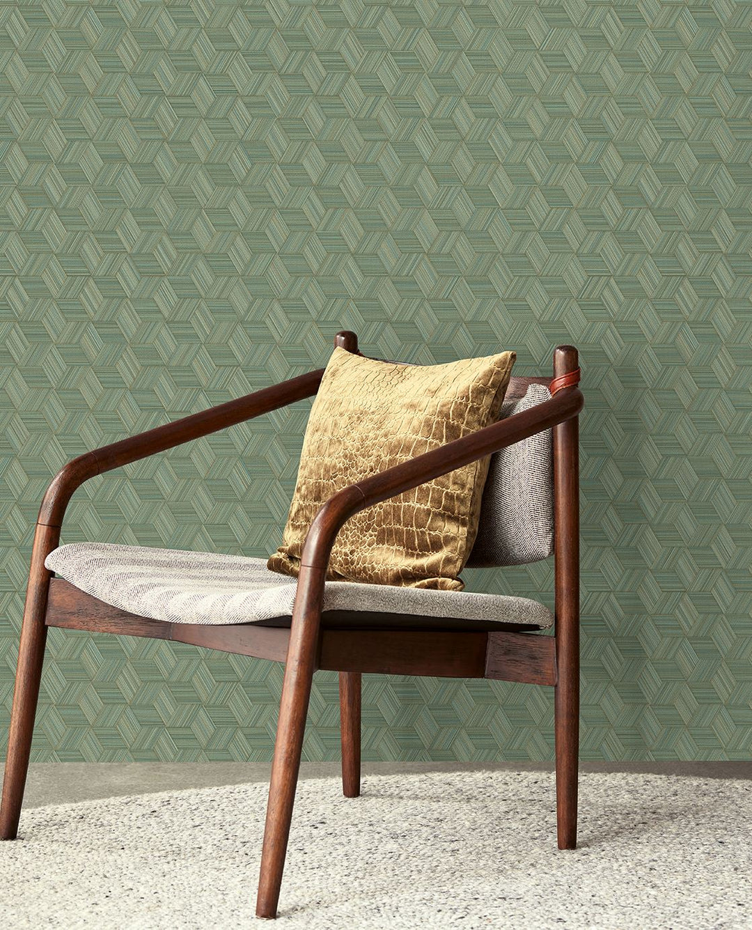 EIJFFINGER Cozumel 50514 - Afbeelding 2 - Groen, Stoer, Industrieel, Geometrisch