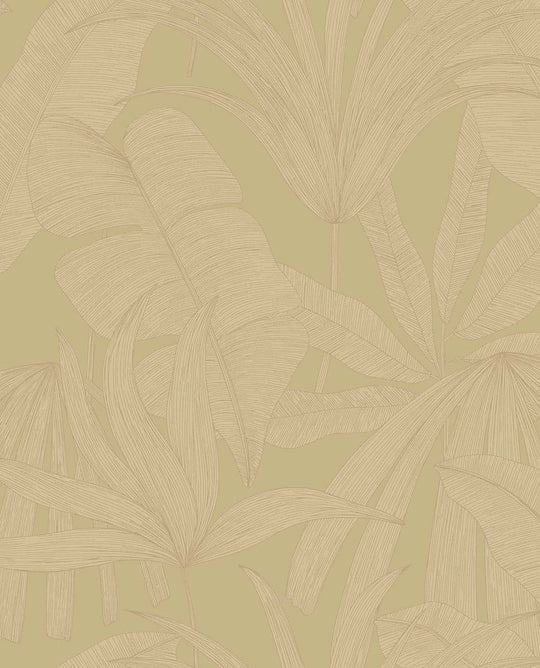 EIJFFINGER Festival 333513 - Afbeelding 1 - Groen, Retro, Vintage, Etnisch, Natuurlijk, Bladeren