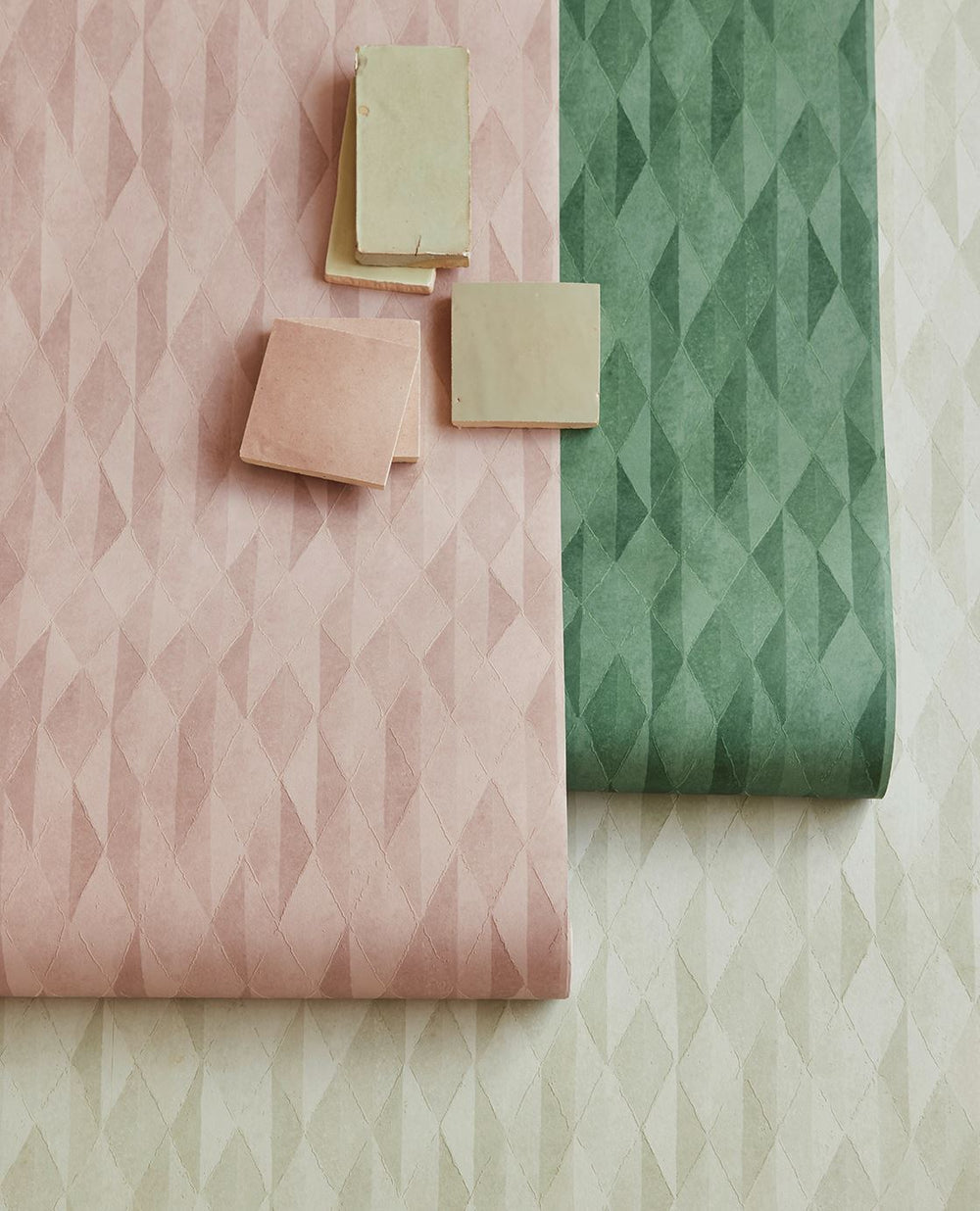 EIJFFINGER Festival 333541 - Afbeelding 2 - Groen, Scandinavisch, Basic, Ruiten