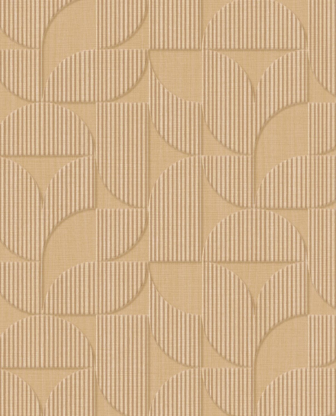 EIJFFINGER Revive 333600 - Afbeelding 1 - Naturel, Geel, Retro, Vintage, Etnisch, Basic, Natuurlijk, Geometrisch