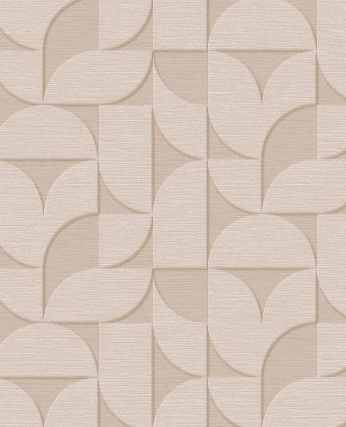 EIJFFINGER Revive 333610 - Afbeelding 1 - Naturel, Wit, Scandinavisch, Retro, Vintage, Basic, Geometrisch
