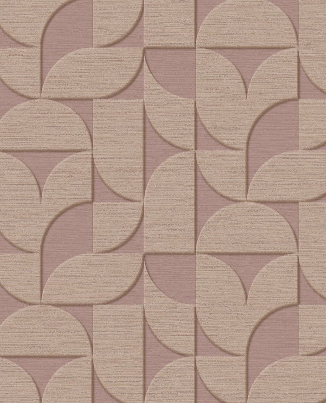 EIJFFINGER Revive 333611 - Afbeelding 1 - Naturel, Paars, Scandinavisch, Retro, Vintage, Basic, Geometrisch
