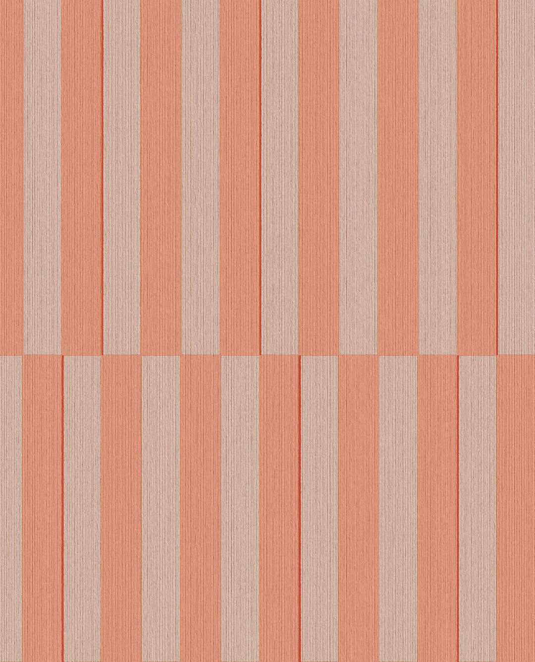 EIJFFINGER Revive 333620 - Afbeelding 1 - Naturel, Rood, Oranje, Retro, Vintage, Kinderkamer, Strepen, Grafisch, Geometrisch