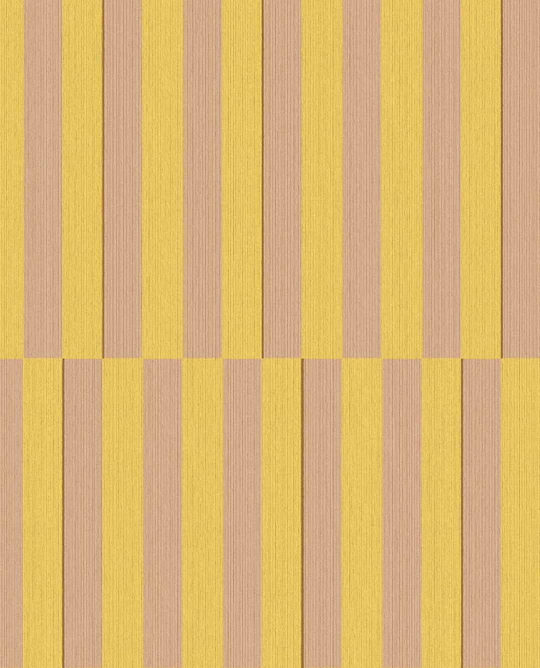 EIJFFINGER Revive 333621 - Afbeelding 1 - Geel, Retro, Vintage, Kinderkamer, Strepen, Grafisch, Geometrisch