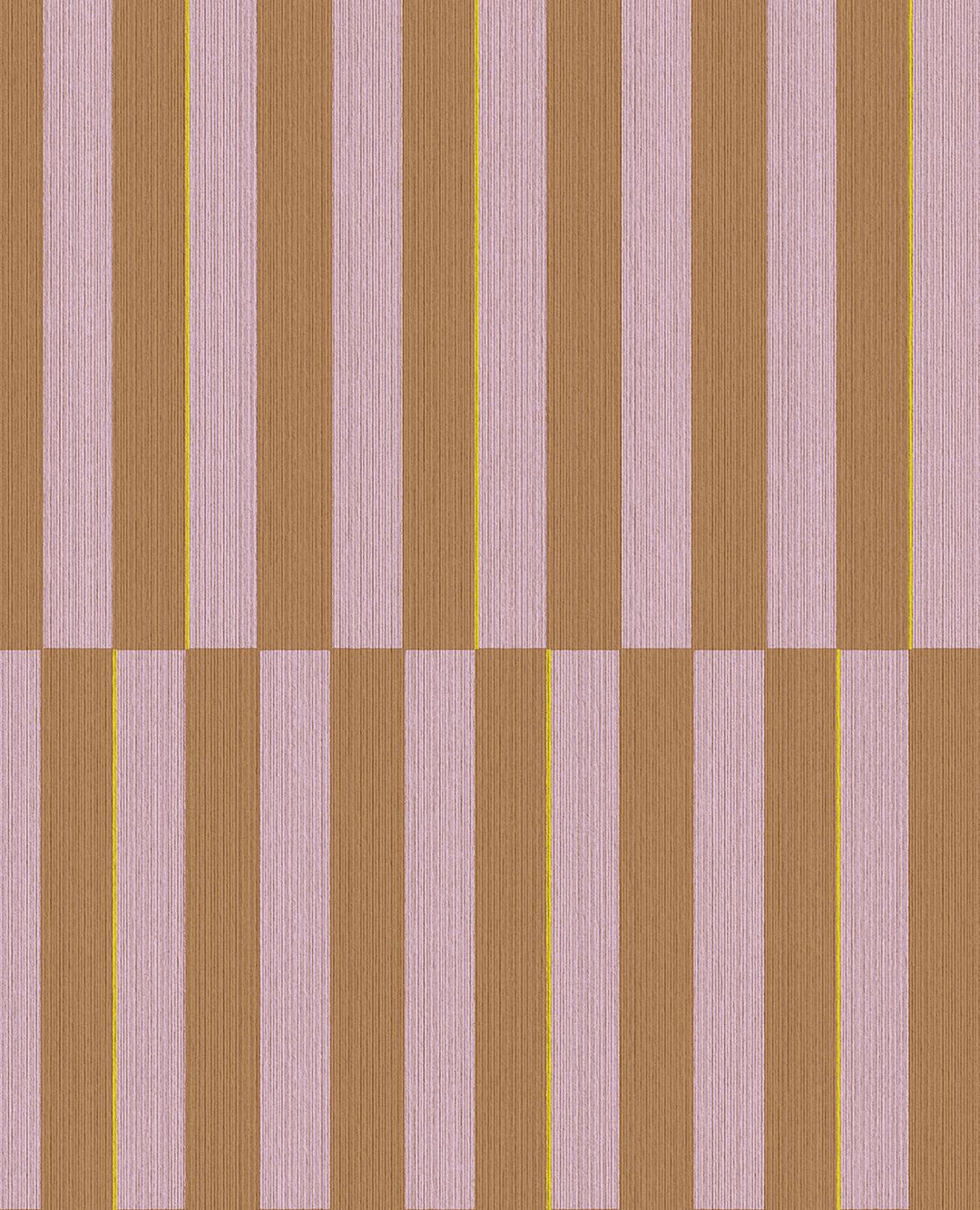 EIJFFINGER Revive 333624 - Afbeelding 1 - Naturel, Naturel, Paars, Retro, Vintage, Kinderkamer, Strepen, Grafisch, Geometrisch