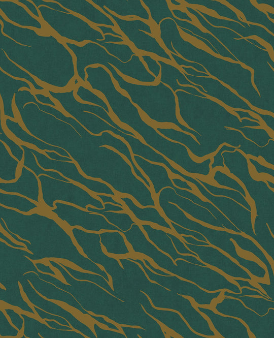 EIJFFINGER Revive 333644 - Afbeelding 1 - Groen, Retro, Vintage, Chic, Glamour, Natuurlijk, Fantasie