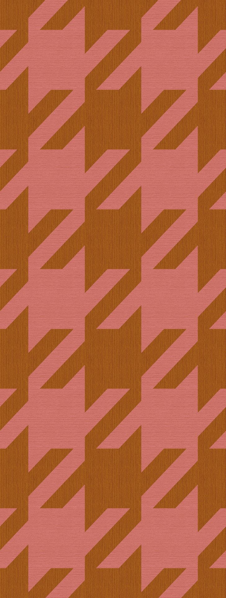 EIJFFINGER Revive 333673 - Afbeelding 1 - Rood, Scandinavisch, Retro, Vintage, Etnisch, Grafisch, Geometrisch 