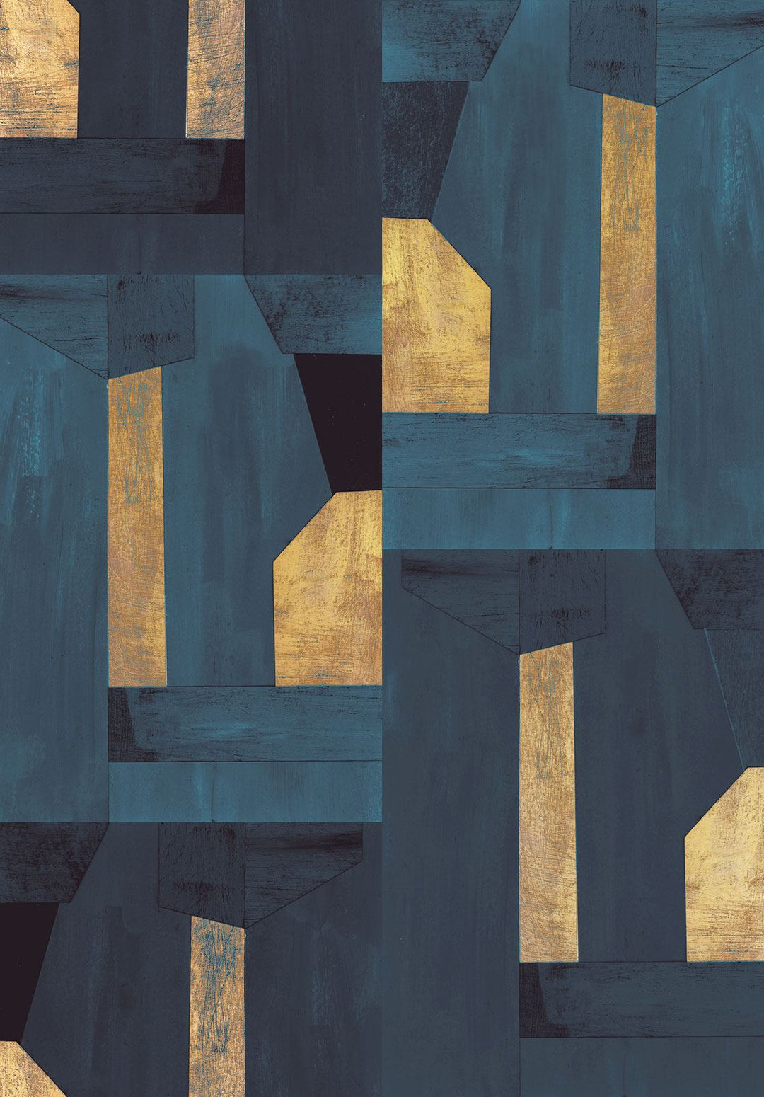 EIJFFINGER Revive 333676 - Afbeelding 1 - Blauw, Retro, Vintage, Stoer, Industrieel, Chic, Glamour