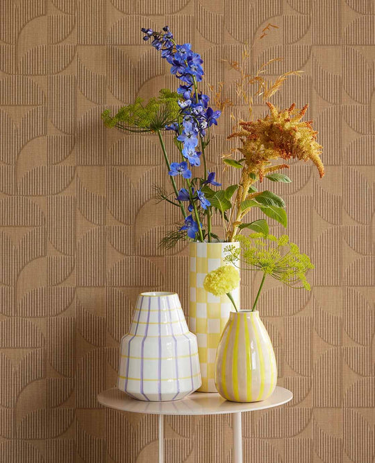 EIJFFINGER Revive 333601 - Afbeelding 2 - Naturel, Naturel, Retro, Vintage, Etnisch, Basic, Natuurlijk, Geometrisch
