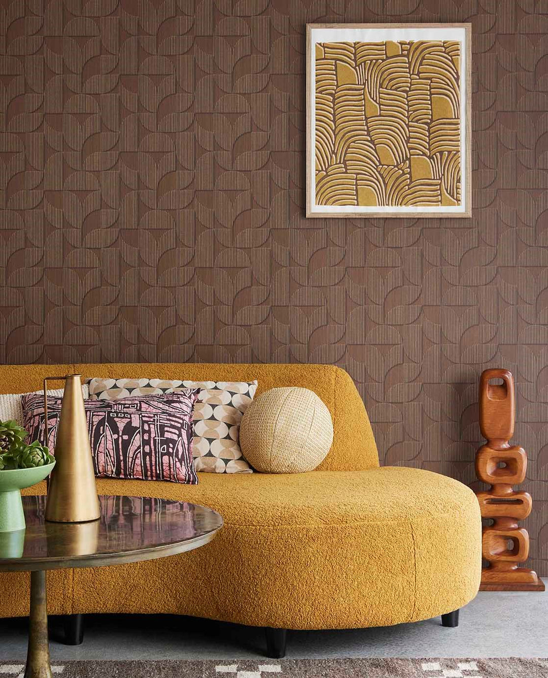 EIJFFINGER Revive 333603 - Afbeelding 2 - Naturel, Retro, Vintage, Etnisch, Stoer, Industrieel, Natuurlijk, Geometrisch