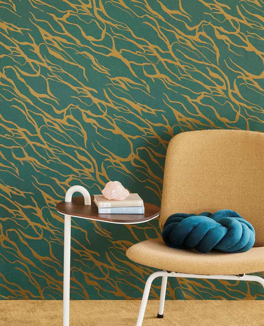 EIJFFINGER Revive 333644 - Afbeelding 2 - Groen, Retro, Vintage, Chic, Glamour, Natuurlijk, Fantasie