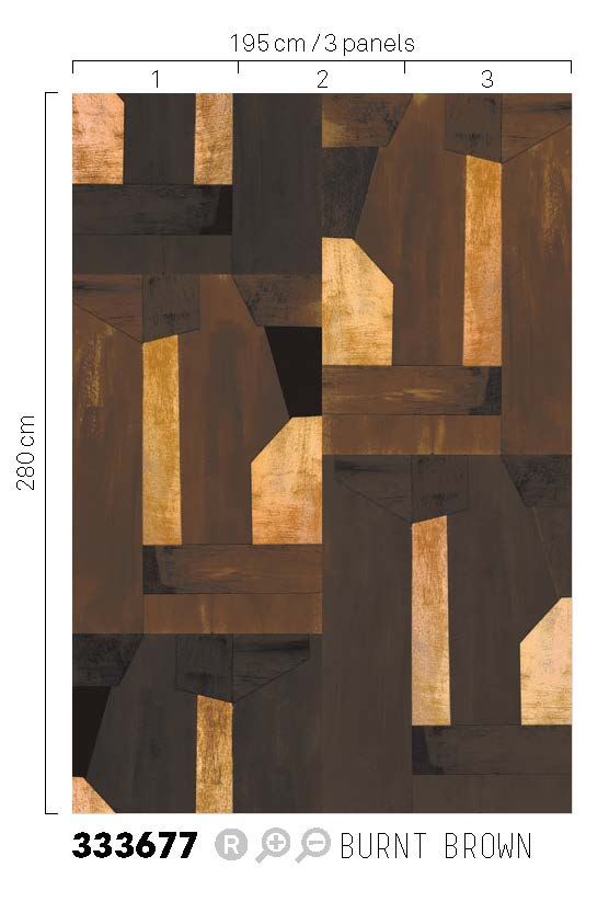 EIJFFINGER Revive 333677 - Afbeelding 3 - Naturel, Retro, Vintage, Etnisch, Stoer, Industrieel