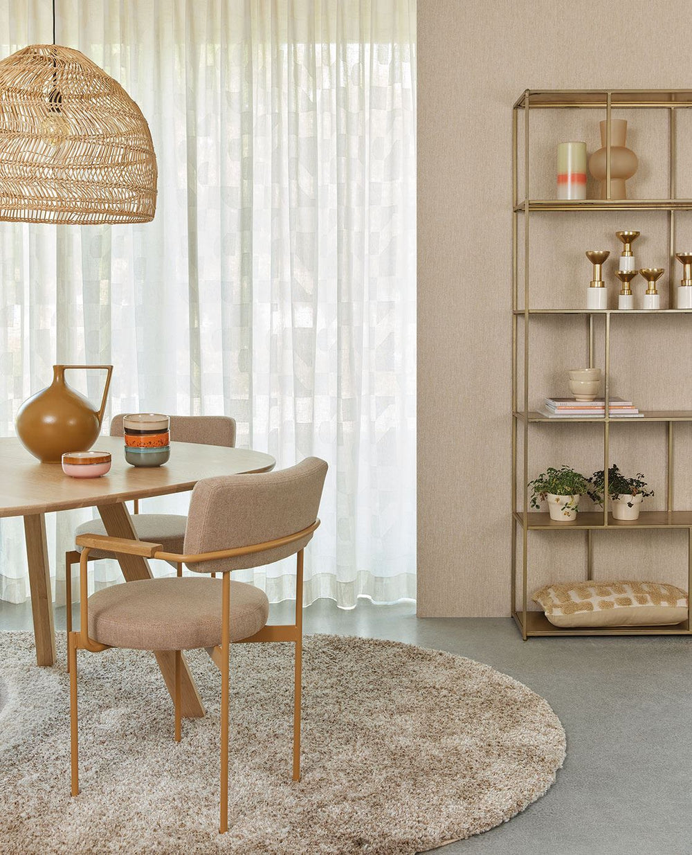 EIJFFINGER Festival 333531 - Afbeelding 2 - Naturel, Retro, Vintage, Landelijk, Basic, Effen, Uni, Structuren