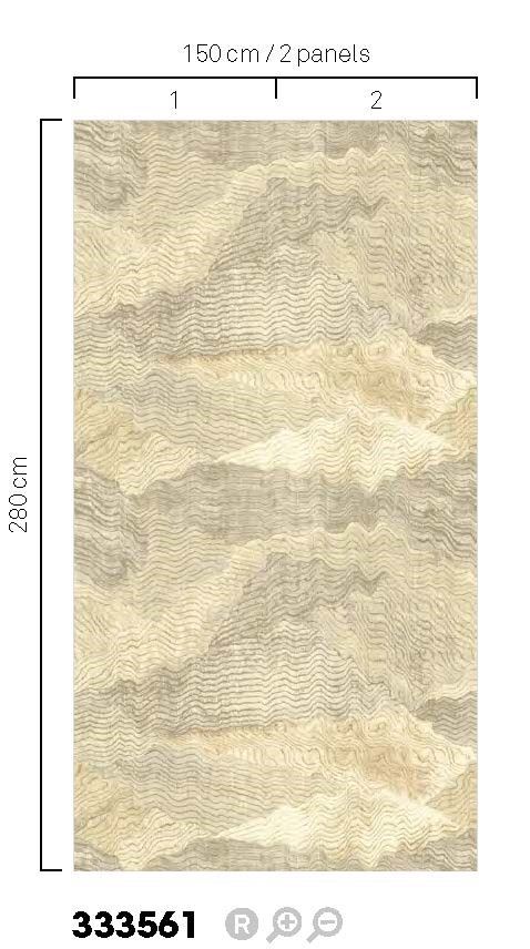 EIJFFINGER Festival 333561 - Afbeelding 3 - Naturel, Scandinavisch, Retro, Vintage, Natuurlijk, Fantasie