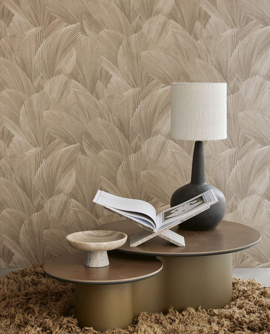 EIJFFINGER Gilded 340121 - Afbeelding 2 - Naturel, Stoer, Industrieel, Chic, Glamour, Bladeren